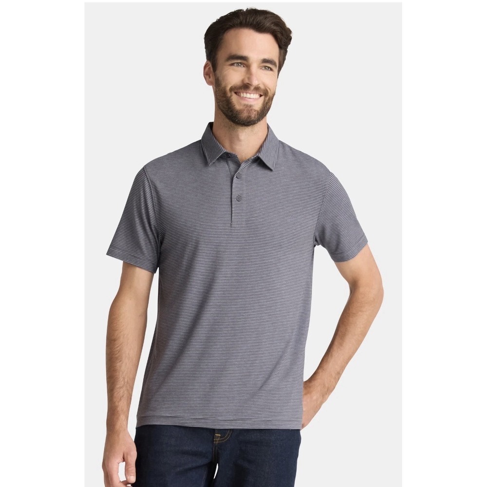 George Men's Poly Polo with Short Sleeves